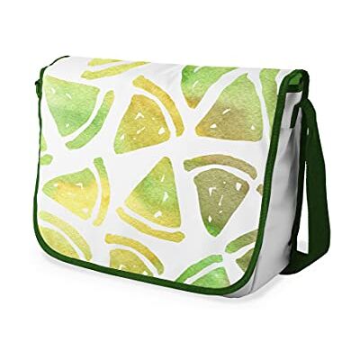 Bonamaison Digitaal bedrukte Messenger schooltas met kaki riem voor studenten, crossbody tas, koerierstas, schoudertas voor kinderen, meisjes, jongens, maat: 29x36 cm Bonamaison Digitaal bedrukte Messenger schooltas met kaki riem voor studenten, crossbody tas, koerierstas, schoudertas voor kinderen, meisjes, jongens, maat: 29x36 cm