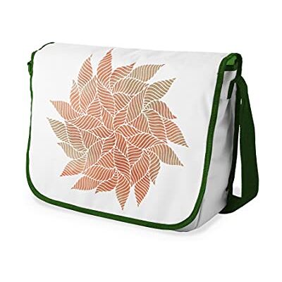 Bonamaison Digitaal bedrukte Messenger schooltas met kaki riem voor studenten, crossbody tas, koerierstas, schoudertas voor kinderen, meisjes, jongens, maat: 29x36 cm Bonamaison Digitaal bedrukte Messenger schooltas met kaki riem voor studenten, crossbody tas, koerierstas, schoudertas voor kinderen, meisjes, jongens, maat: 29x36 cm