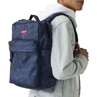 Levi's Heren dames Lpack Standard Issue tassen, Heritage Collage Pri, Os Levi's Heren dames Lpack Standard Issue tassen, Heritage Collage Pri, Os