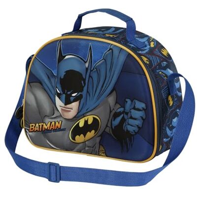 KARACTERMANIA Batman Night-3D lunchtas, donkerblauw, 25,5 x 20 cm, Donkerblauw, Eén maat, 3D Lunch Tas Nacht KARACTERMANIA Batman Night-3D lunchtas, donkerblauw, 25,5 x 20 cm, Donkerblauw, Eén maat, 3D Lunch Tas Nacht