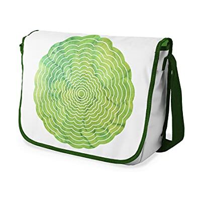 Bonamaison Digitaal bedrukte Messenger schooltas met kaki riem voor studenten, crossbody tas, koerierstas, schoudertas voor kinderen, meisjes, jongens, maat: 29x36 cm Bonamaison Digitaal bedrukte Messenger schooltas met kaki riem voor studenten, crossbody tas, koerierstas, schoudertas voor kinderen, meisjes, jongens, maat: 29x36 cm