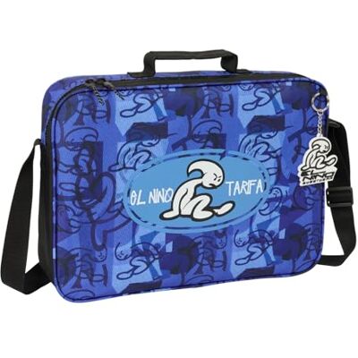 SAFTA El Niño Roller Schooltas, aktetas, schoudertas, comfortabel en veelzijdig, kwaliteit en duurzaamheid, 38 x 6 x 28 cm, Blauw/Zwart, M, Casual SAFTA El Niño Roller Schooltas, aktetas, schoudertas, comfortabel en veelzijdig, kwaliteit en duurzaamheid, 38 x 6 x 28 cm, Blauw/Zwart, M, Casual