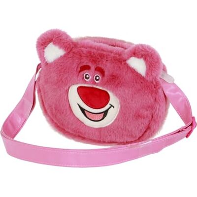 Disney Lotso Cariñoso Strawberry Mini-schoudertas, pluche, roze Disney Lotso Cariñoso Strawberry Mini-schoudertas, pluche, roze