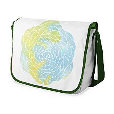 Bonamaison Digitaal bedrukte Messenger schooltas met kaki riem voor studenten, crossbody tas, koerierstas, schoudertas voor kinderen, meisjes, jongens, maat: 29x36 cm Bonamaison Digitaal bedrukte Messenger schooltas met kaki riem voor studenten, crossbody tas, koerierstas, schoudertas voor kinderen, meisjes, jongens, maat: 29x36 cm