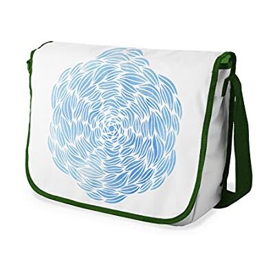 Bonamaison Digitaal bedrukte Messenger schooltas met kaki riem voor studenten, crossbody tas, koerierstas, schoudertas voor kinderen, meisjes, jongens, maat: 29x36 cm Bonamaison Digitaal bedrukte Messenger schooltas met kaki riem voor studenten, crossbody tas, koerierstas, schoudertas voor kinderen, meisjes, jongens, maat: 29x36 cm