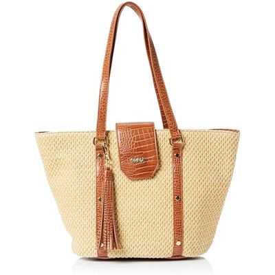 aleva Dames Bag Shopper, camel beige, Eén Maat aleva Dames Bag Shopper, camel beige, Eén Maat