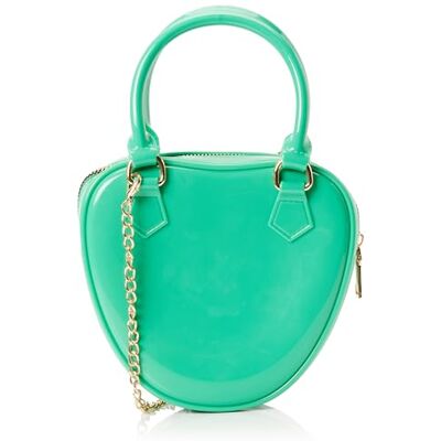 FELIPA Dames handtas in kersenvorm clutch, GROEN, groen, Eén Maat FELIPA Dames handtas in kersenvorm clutch, GROEN, groen, Eén Maat