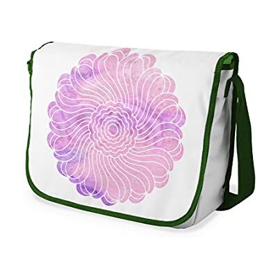 Bonamaison Digitaal bedrukte Messenger schooltas met kaki riem voor studenten, crossbody tas, koerierstas, schoudertas voor kinderen, meisjes, jongens, maat: 29x36 cm Bonamaison Digitaal bedrukte Messenger schooltas met kaki riem voor studenten, crossbody tas, koerierstas, schoudertas voor kinderen, meisjes, jongens, maat: 29x36 cm
