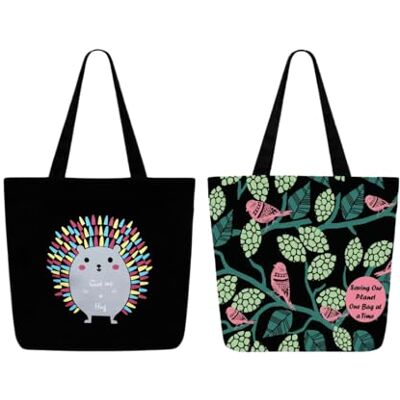 Eco Right EcoRight schoudertas canvas shopper tas casual handtas grote schoudertas met binnenzak voor school werktas damestas, Porcupine-sparrow, Eén maat, Utility Eco Right EcoRight schoudertas canvas shopper tas casual handtas grote schoudertas met binnenzak voor school werktas damestas, Porcupine-sparrow, Eén maat, Utility