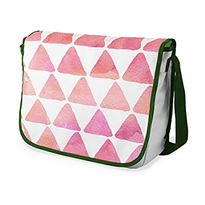 Bonamaison Digitaal bedrukte Messenger schooltas met kaki riem voor studenten, crossbody tas, koerierstas, schoudertas voor kinderen, meisjes, jongens, maat: 29x36 cm Bonamaison Digitaal bedrukte Messenger schooltas met kaki riem voor studenten, crossbody tas, koerierstas, schoudertas voor kinderen, meisjes, jongens, maat: 29x36 cm