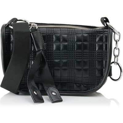 NAEMI Dames handtas tas clutch, zwart, zwart, Eén Maat NAEMI Dames handtas tas clutch, zwart, zwart, Eén Maat