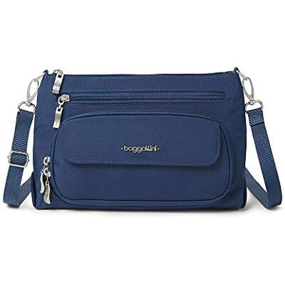 Baggallini Originele RFID alledaagse crossbodytas voor dames, eenheidsmaat, Stille Oceaan, Eén maat Baggallini Originele RFID alledaagse crossbodytas voor dames, eenheidsmaat, Stille Oceaan, Eén maat