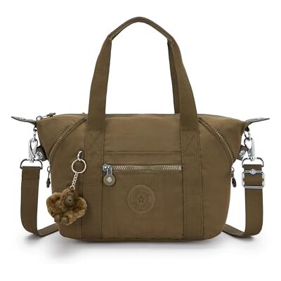 Kipling ART MINI Klein Handtas, Schoudertassen, Smooth Khaki (Khaki) Kipling ART MINI Klein Handtas, Schoudertassen, Smooth Khaki (Khaki)