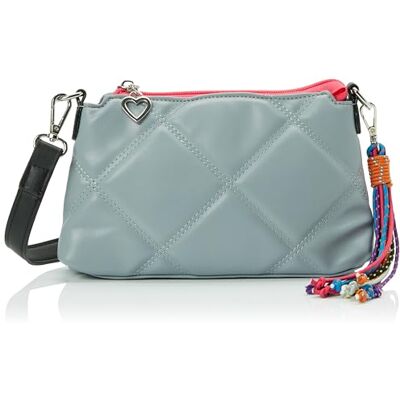 UCY Clutch voor dames, lichtgrijs, Eén Maat UCY Clutch voor dames, lichtgrijs, Eén Maat