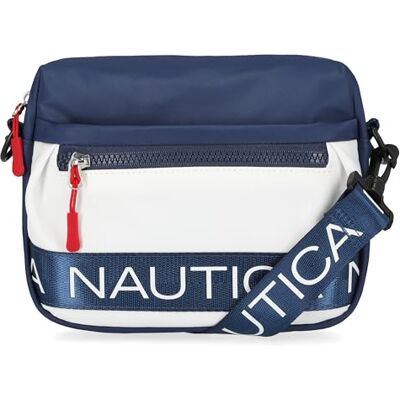 Nautica Bean Crossbodytas, riemtas, nylon, met verstelbare schouderriem, One Size Nautica Bean Crossbodytas, riemtas, nylon, met verstelbare schouderriem, One Size