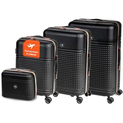 Avilia Trolleyset in verschillende kleuren, Zwart, L, nd Avilia Trolleyset in verschillende kleuren, Zwart, L, nd