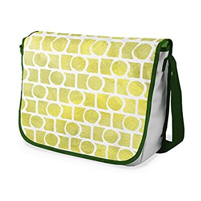 Bonamaison Digitaal bedrukte Messenger schooltas met kaki riem voor studenten, crossbody tas, koerierstas, schoudertas voor kinderen, meisjes, jongens, maat: 29x36 cm Bonamaison Digitaal bedrukte Messenger schooltas met kaki riem voor studenten, crossbody tas, koerierstas, schoudertas voor kinderen, meisjes, jongens, maat: 29x36 cm