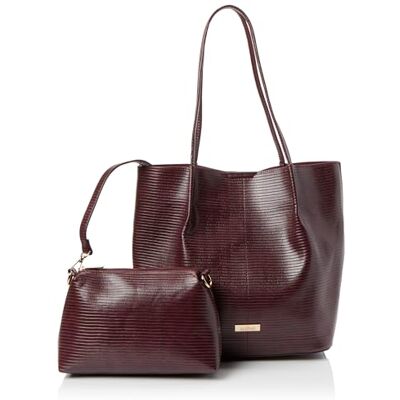 SIDONA Women's Shopper, kersenrood, kersenrood, Eén Maat SIDONA Women's Shopper, kersenrood, kersenrood, Eén Maat