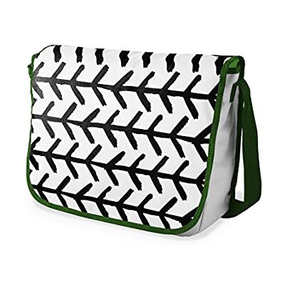 Bonamaison Digitaal bedrukte Messenger schooltas met kaki riem voor studenten, crossbody tas, koerierstas, schoudertas voor kinderen, meisjes, jongens, maat: 29x36 cm Bonamaison Digitaal bedrukte Messenger schooltas met kaki riem voor studenten, crossbody tas, koerierstas, schoudertas voor kinderen, meisjes, jongens, maat: 29x36 cm