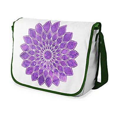 Bonamaison Digitaal bedrukte Messenger schooltas met kaki riem voor studenten, crossbody tas, koerierstas, schoudertas voor kinderen, meisjes, jongens, maat: 29x36 cm Bonamaison Digitaal bedrukte Messenger schooltas met kaki riem voor studenten, crossbody tas, koerierstas, schoudertas voor kinderen, meisjes, jongens, maat: 29x36 cm