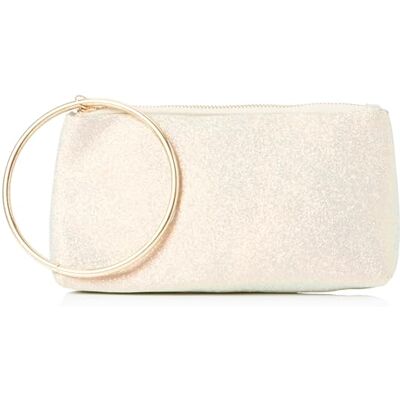 SIDONA Clutch voor dames, lichtgoud, Eén Maat SIDONA Clutch voor dames, lichtgoud, Eén Maat