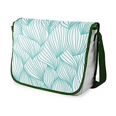 Bonamaison Digitaal bedrukte Messenger schooltas met kaki riem voor studenten, crossbody tas, koerierstas, schoudertas voor kinderen, meisjes, jongens, maat: 29x36 cm Bonamaison Digitaal bedrukte Messenger schooltas met kaki riem voor studenten, crossbody tas, koerierstas, schoudertas voor kinderen, meisjes, jongens, maat: 29x36 cm