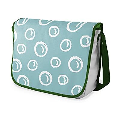 Bonamaison Digitaal bedrukte Messenger schooltas met kaki riem voor studenten, crossbody tas, koerierstas, schoudertas voor kinderen, meisjes, jongens, maat: 29x36 cm Bonamaison Digitaal bedrukte Messenger schooltas met kaki riem voor studenten, crossbody tas, koerierstas, schoudertas voor kinderen, meisjes, jongens, maat: 29x36 cm