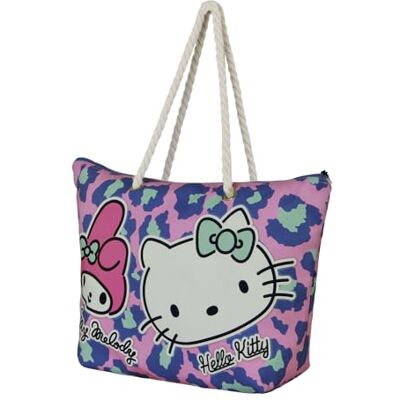 KARACTERMANIA Unisex Soleil strandtas Sanrio Soleil strandtas Sanrio (pak van 1), Roze Hello Kitty, Eén maat, Soleil Strandtas Sanrio KARACTERMANIA Unisex Soleil strandtas Sanrio Soleil strandtas Sanrio (pak van 1), Roze Hello Kitty, Eén maat, Soleil Strandtas Sanrio