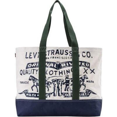 Levi's Dames Two Horse Tote-All XL, ivoor, Dames Two Horse Tote-All XL, ivoor, X-Large, Dames Two Horse Tote-All XL Levi's Dames Two Horse Tote-All XL, ivoor, Dames Two Horse Tote-All XL, ivoor, X-Large, Dames Two Horse Tote-All XL