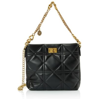 NAEMI Dames handtas tas clutch, zwart, Eén Maat NAEMI Dames handtas tas clutch, zwart, Eén Maat
