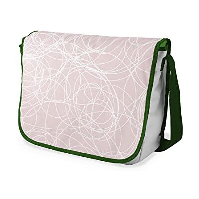 Bonamaison Digitaal bedrukte Messenger schooltas met kaki riem voor studenten, crossbody tas, koerierstas, schoudertas voor kinderen, meisjes, jongens, maat: 29x36 cm Bonamaison Digitaal bedrukte Messenger schooltas met kaki riem voor studenten, crossbody tas, koerierstas, schoudertas voor kinderen, meisjes, jongens, maat: 29x36 cm