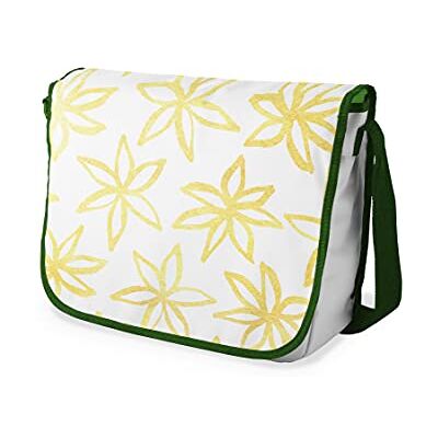 Bonamaison Digitaal bedrukte Messenger schooltas met kaki riem voor studenten, crossbody tas, koerierstas, schoudertas voor kinderen, meisjes, jongens, maat: 29x36 cm Bonamaison Digitaal bedrukte Messenger schooltas met kaki riem voor studenten, crossbody tas, koerierstas, schoudertas voor kinderen, meisjes, jongens, maat: 29x36 cm