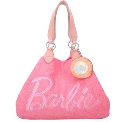 Fritzi aus Preussen Fritzi Izzy Medium Limited Barbie Blush Pink Frottee damestas schoudertas shopper handtas badstof tas drukknoop binnenvak ruime tas stijlvolle vrijetijdstas dagtas reizen 30 x 43 x 16 cm, Roze Fritzi aus Preussen Fritzi Izzy Medium Limited Barbie Blush Pink Frottee damestas schoudertas shopper handtas badstof tas drukknoop binnenvak ruime tas stijlvolle vrijetijdstas dagtas reizen 30 x 43 x 16 cm, Roze