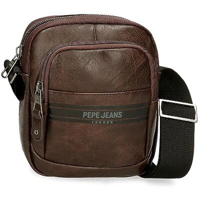 Pepe Jeans Horley Bagage- schoudertas voor heren, Bruin, Eén maat, Kleine schoudertas Pepe Jeans Horley Bagage- schoudertas voor heren, Bruin, Eén maat, Kleine schoudertas
