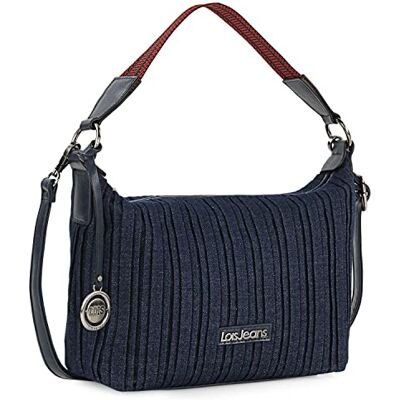 Lois Stijlvolle Schoudertas Dames Klein praktische Handtas Dames voor werk en vrije tijd elegante Tas moderne Crossbody Bag., Blauw Lois Stijlvolle Schoudertas Dames Klein praktische Handtas Dames voor werk en vrije tijd elegante Tas moderne Crossbody Bag., Blauw