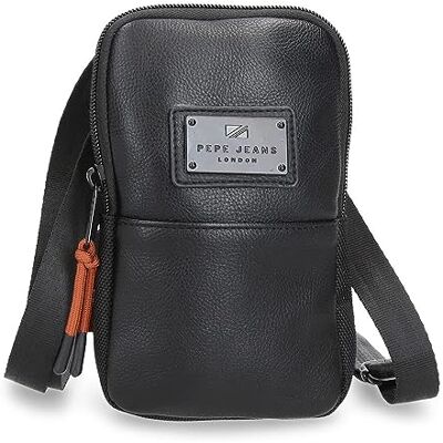 Pepe Jeans Egham Kleine schoudertas zwart 10,5x18x2 cm polyester, Zwart, Eén maat, Kleine schoudertas Pepe Jeans Egham Kleine schoudertas zwart 10,5x18x2 cm polyester, Zwart, Eén maat, Kleine schoudertas