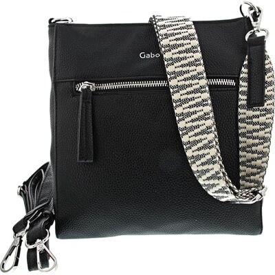 Gabor bags Silena schoudertas voor dames, zwart, zwart, Small Gabor bags Silena schoudertas voor dames, zwart, zwart, Small
