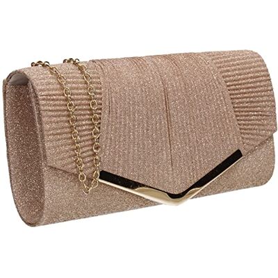 SwankySwans Emma Clutch Bag voor dames, Goud SwankySwans Emma Clutch Bag voor dames, Goud