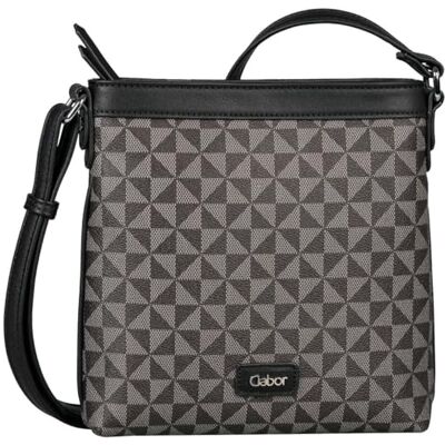 Gabor Bags Barina schoudertas voor dames, gemengd zwart, Mixed Black, Medium Gabor Bags Barina schoudertas voor dames, gemengd zwart, Mixed Black, Medium