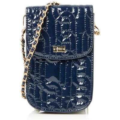 FENIA Mini-tas voor dames, handtas met schouderriem, marineblauw, Eén Maat FENIA Mini-tas voor dames, handtas met schouderriem, marineblauw, Eén Maat