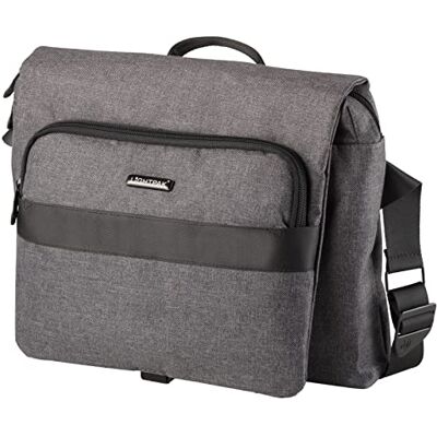 LIGHTPAK FB1446165 fixbag schoudertas Walker met Klickfix adapterplaat + caddy adapter, laptoptas voor 15" notebooks, schoudertas van polyester, tas ca. 23 x 35 x 8 cm, grijs LIGHTPAK FB1446165 fixbag schoudertas Walker met Klickfix adapterplaat + caddy adapter, laptoptas voor 15" notebooks, schoudertas van polyester, tas ca. 23 x 35 x 8 cm, grijs
