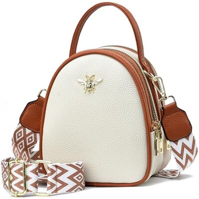 BAIKELI Lichtgewicht Kleine Crossbody Bags Schoudertas voor Vrouwen Stijlvolle Dames Mobiele Telefoon Portemonnee en Handtassen Portemonnee, 0-0-2-beige bruin, Small BAIKELI Lichtgewicht Kleine Crossbody Bags Schoudertas voor Vrouwen Stijlvolle Dames Mobiele Telefoon Portemonnee en Handtassen Portemonnee, 0-0-2-beige bruin, Small