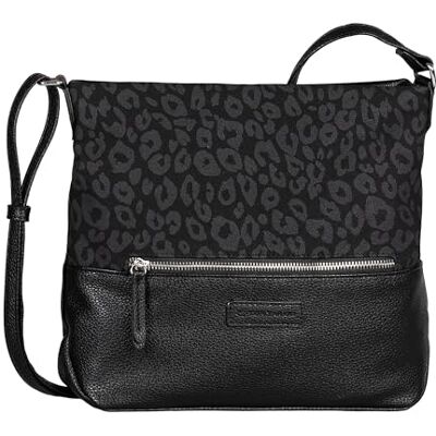 TOM TAILOR schoudertas Gia Cross Bag Leo Black zwart TOM TAILOR schoudertas Gia Cross Bag Leo Black zwart