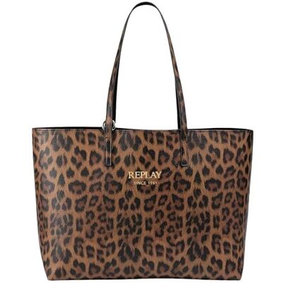 Replay Dames FW3553 tas, X082 Monk's gewaad + zwart Replay Dames FW3553 tas, X082 Monk's gewaad + zwart