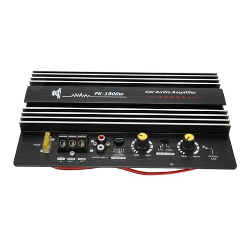 Garsent Eindversterker, 12V Auto-eindversterkerbord, 1800W Autostereo-audio Krachtige Versterker, Auto-audio Digitale Eindversterker, Luidsprekerversterker, Subwoofer voor Auto