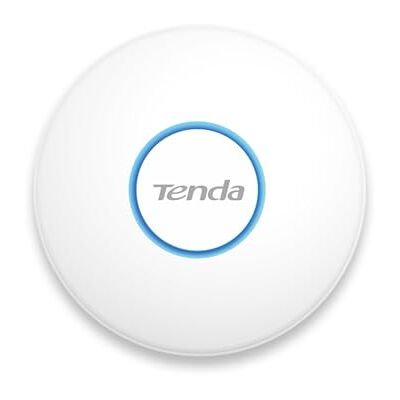 Tenda I27 Gigabit Dual Band WiFi 6 AX3000 Access Point, 1 Gigabit Ethernet PoE-ondersteuning, Plafondmontage, Roaming, MU-MIMO, OFDMA, Meerdere SSID's, Wit Tenda I27 Gigabit Dual Band WiFi 6 AX3000 Access Point, 1 Gigabit Ethernet PoE-ondersteuning, Plafondmontage, Roaming, MU-MIMO, OFDMA, Meerdere SSID's, Wit