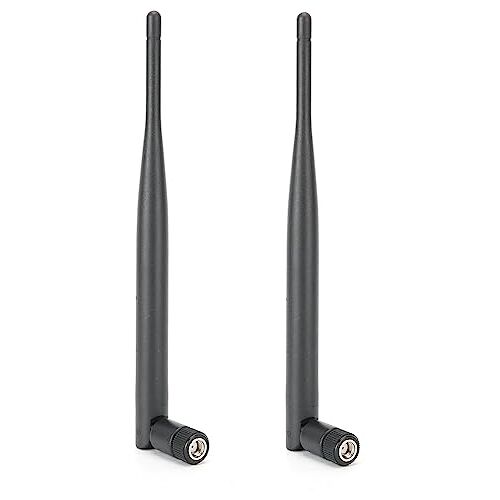 Ozgkee 2 Stks Router Antenne Duurzaam WIFI Antenne Systeem 6DB High Gain 2.4/5.8G Dual Band SMA Binnenste Gat