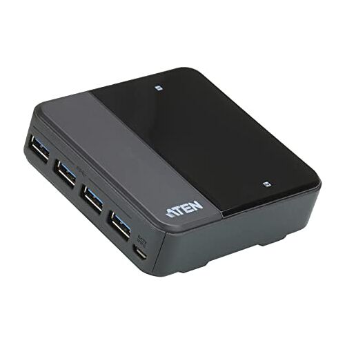 Aten US234-AT USB 3.0 randapparatuur switch met 2-poort zwart