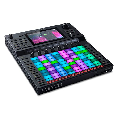 Akai Professional FORCE – Standalone muziekproductie, MIDI Sequencer en DJ Systeem met synth-engines, MPC-sampling en Ableton Stijl Clip Launchin