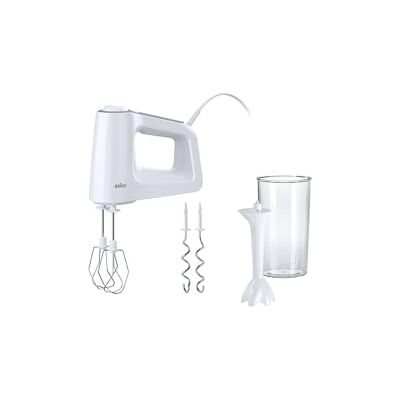 BRAUN HM 3105 - Handmixer - 500 W, 5 snelheden, RVS BRAUN HM 3105 - Handmixer - 500 W, 5 snelheden, RVS